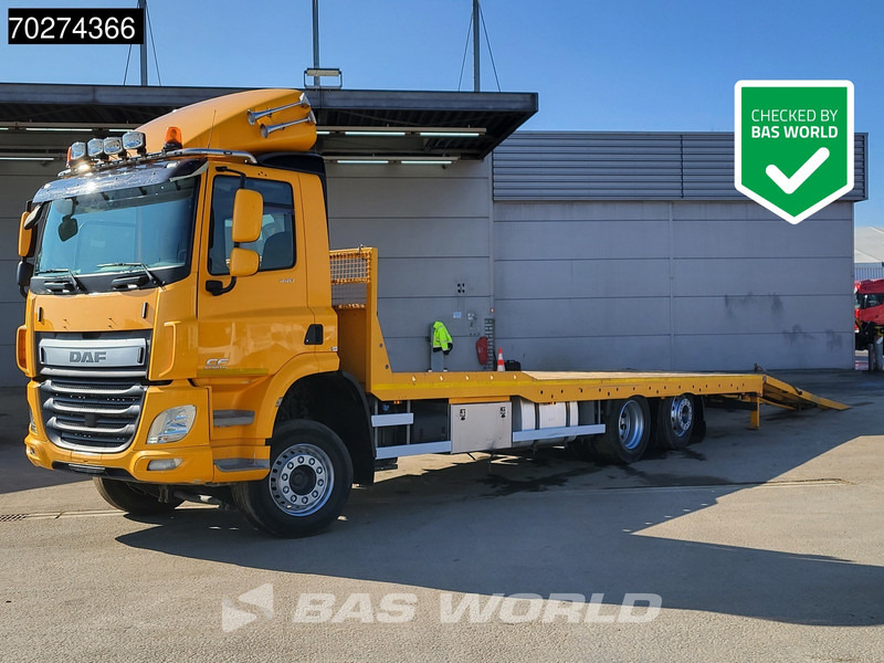 DAF CF 440 6X2 Machine transporter Hydraulic ramps Lift+lenkachse ACC Euro 6 - Autovrachtwagen vrachtwagen: afbeelding 1 DAF CF 440 6X2 Machine transporter Hydraulic ramps Lift+lenkachse ACC Euro 6 - Autovrachtwagen vrachtwagen: afbeelding 1