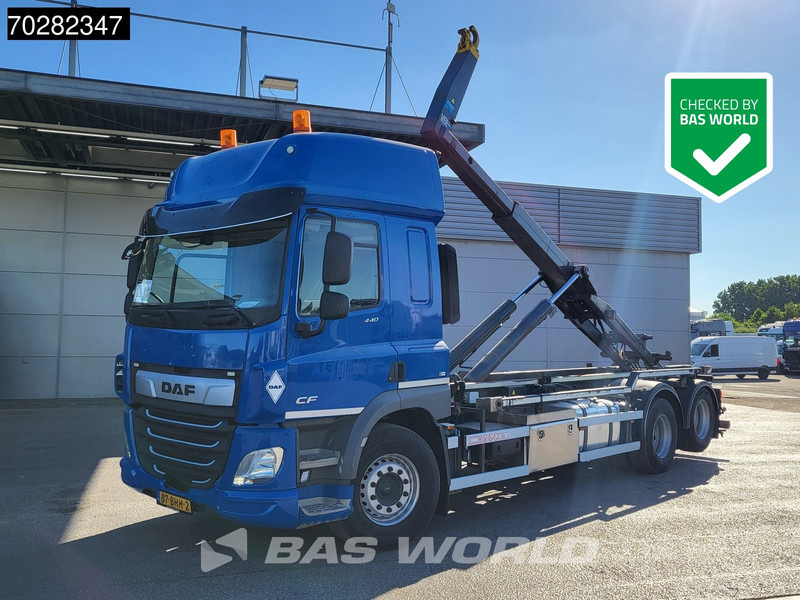 DAF CF 440 6X2 NL-Truck 21tons VDL containersystem ACC Euro 6 - Haakarmsysteem vrachtwagen: afbeelding 1 DAF CF 440 6X2 NL-Truck 21tons VDL containersystem ACC Euro 6 - Haakarmsysteem vrachtwagen: afbeelding 1