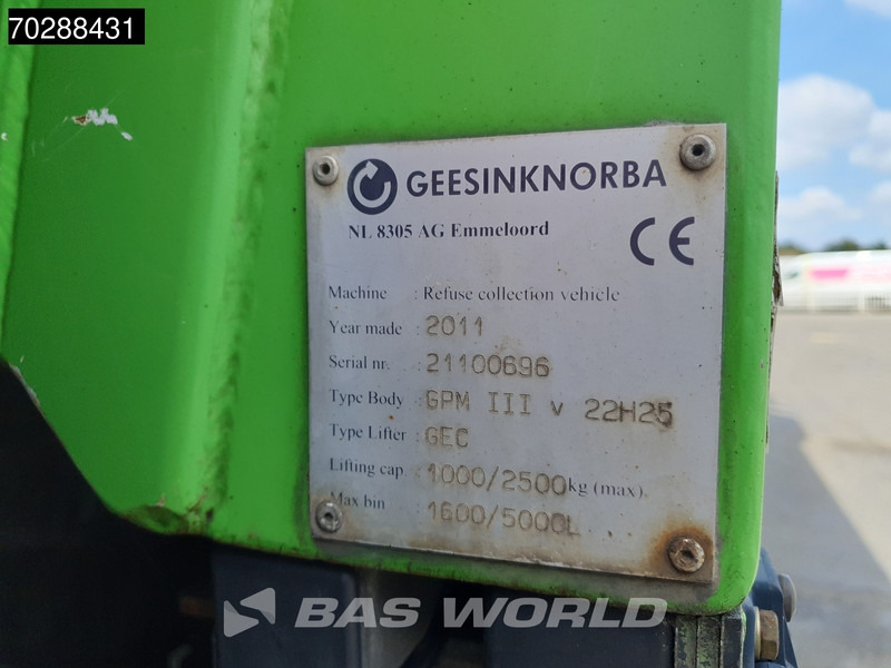 Vuilniswagen DAF CF75.250 6X2 NL-Truck GPMIII v 22H25 GEC SteeringAxle Euro 5: afbeelding 17