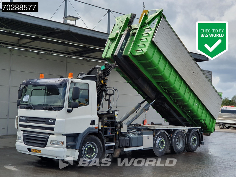 DAF CF85.360 8X2 NL-Truck HIAB 211 E-3 Hipro Crane + Hooklift Lift+steering Axle Automatic Euro 5 - Haakarmsysteem vrachtwagen, Kraanwagen: afbeelding 1 DAF CF85.360 8X2 NL-Truck HIAB 211 E-3 Hipro Crane + Hooklift Lift+steering Axle Automatic Euro 5 - Haakarmsysteem vrachtwagen, Kraanwagen: afbeelding 1