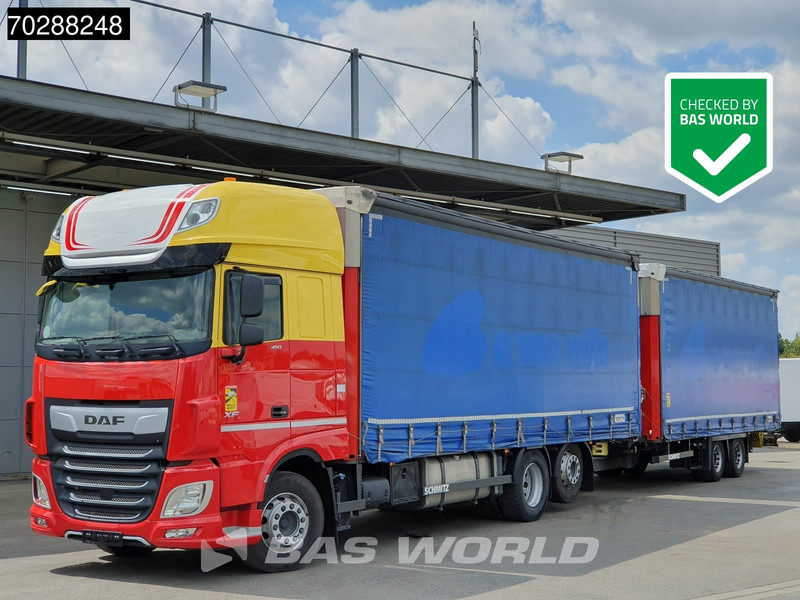 DAF XF 450 6X2 Combi Lift Axle ACC Euro 6 - Schuifzeilen vrachtwagen: afbeelding 1 DAF XF 450 6X2 Combi Lift Axle ACC Euro 6 - Schuifzeilen vrachtwagen: afbeelding 1