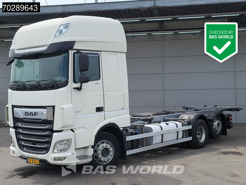 DAF XF 480 XF 6X2 NL-Truck BDF Retarder Liftaxle 2xTanks Automatic ACC Euro 6 - Containertransporter/ Wissellaadbak vrachtwagen: afbeelding 1 DAF XF 480 XF 6X2 NL-Truck BDF Retarder Liftaxle 2xTanks Automatic ACC Euro 6 - Containertransporter/ Wissellaadbak vrachtwagen: afbeelding 1