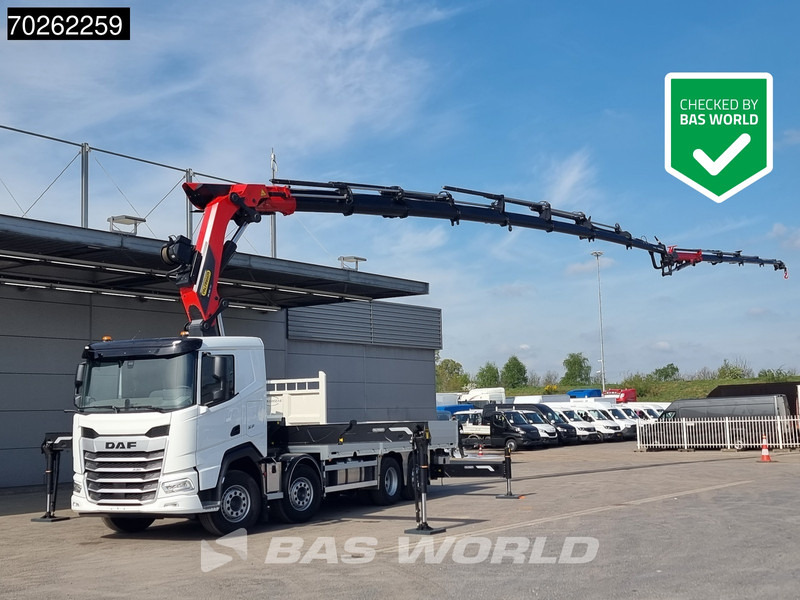 DAF XF 530 8X2 NEW Palfinger PK580 TEC Crane 8 + 4 Fly-jib Winch Retarder Lift+Lenkasche - Vrachtwagen met open laadbak, Kraanwagen: afbeelding 1 DAF XF 530 8X2 NEW Palfinger PK580 TEC Crane 8 + 4 Fly-jib Winch Retarder Lift+Lenkasche - Vrachtwagen met open laadbak, Kraanwagen: afbeelding 1