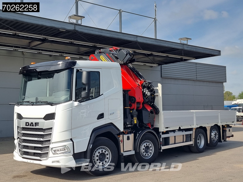 DAF XF 530 8X2 NEW Palfinger PK580 TEC Kran Crane Fly-Jib Winch Lift+Lenkasche Retarder - Vrachtwagen met open laadbak, Kraanwagen: afbeelding 1 DAF XF 530 8X2 NEW Palfinger PK580 TEC Kran Crane Fly-Jib Winch Lift+Lenkasche Retarder - Vrachtwagen met open laadbak, Kraanwagen: afbeelding 1