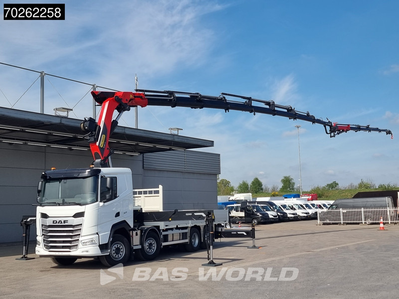 DAF XF 530 8X2 NEW Palfinger PK580 TEC Kran Crane Fly-Jib Winch Lift+Lenkasche Retarder - Vrachtwagen met open laadbak, Kraanwagen: afbeelding 2 DAF XF 530 8X2 NEW Palfinger PK580 TEC Kran Crane Fly-Jib Winch Lift+Lenkasche Retarder - Vrachtwagen met open laadbak, Kraanwagen: afbeelding 2
