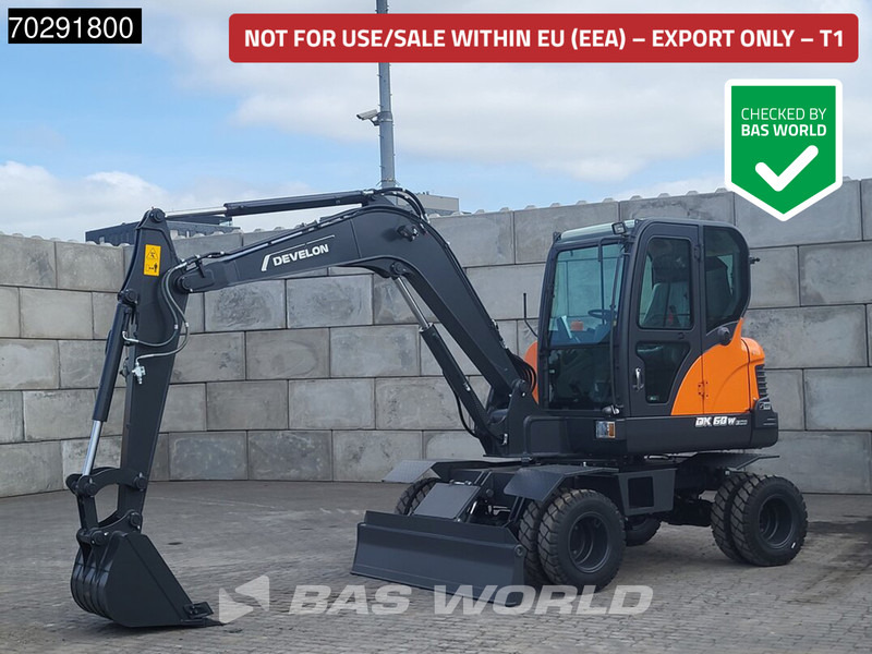 Develon DX60 WN ECO-1 A/C - Mobiele graafmachine: afbeelding 1 Develon DX60 WN ECO-1 A/C - Mobiele graafmachine: afbeelding 1