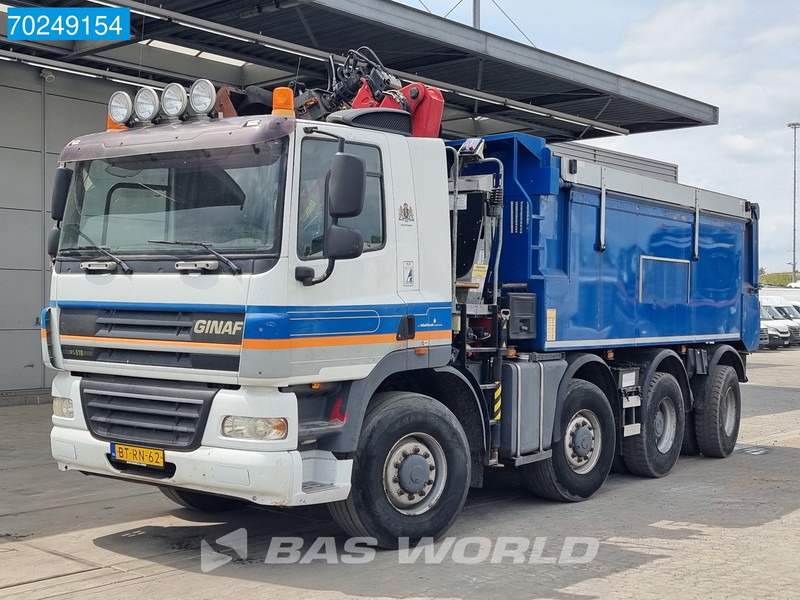 Ginaf X4243TS 8X4 NL-Truck HMF1643-Z Crane 17m3 Ruizeveld Tipper Big-Axle Lift+Lenkachse - Kipper vrachtwagen, Kraanwagen: afbeelding 1 Ginaf X4243TS 8X4 NL-Truck HMF1643-Z Crane 17m3 Ruizeveld Tipper Big-Axle Lift+Lenkachse - Kipper vrachtwagen, Kraanwagen: afbeelding 1