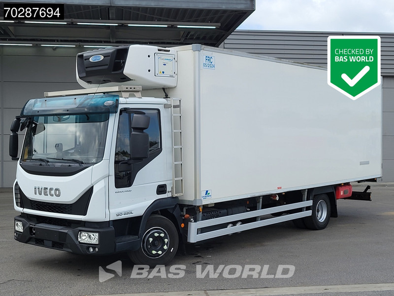 Iveco Eurocargo 120LE220 4X2 12tonner Carrier Supra 750 cooler Meat hang Manual Euro 6 - Koelwagen vrachtwagen: afbeelding 1 Iveco Eurocargo 120LE220 4X2 12tonner Carrier Supra 750 cooler Meat hang Manual Euro 6 - Koelwagen vrachtwagen: afbeelding 1