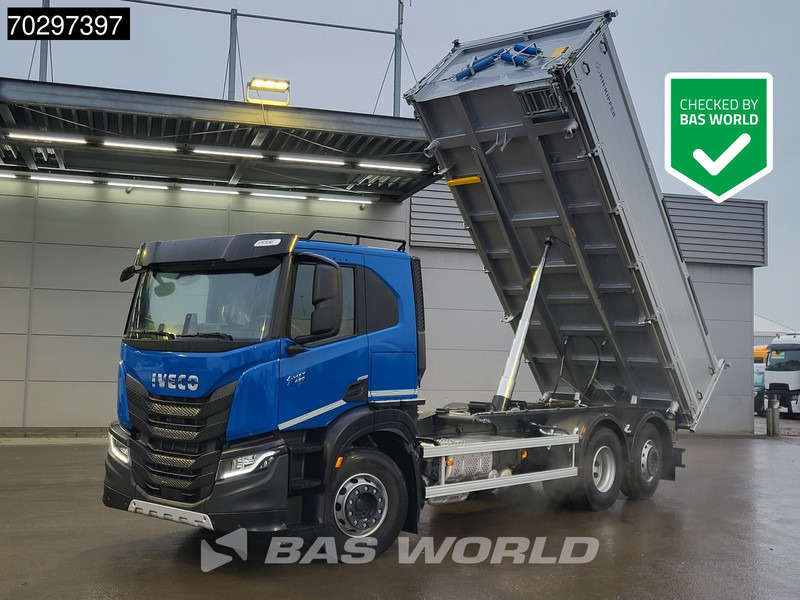 Iveco S-Way 420 6X2 NEW! 17m3 3-way KH kipper Lift+Steering axle Automatic Euro 6 - Kipper vrachtwagen: afbeelding 1 Iveco S-Way 420 6X2 NEW! 17m3 3-way KH kipper Lift+Steering axle Automatic Euro 6 - Kipper vrachtwagen: afbeelding 1
