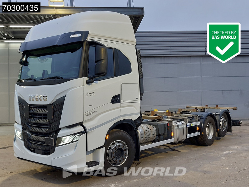 Iveco S-Way 510 6X2 BDF Retarder Air suspension Lift-Axle Automatic Euro 6 - Containertransporter/ Wissellaadbak vrachtwagen: afbeelding 1 Iveco S-Way 510 6X2 BDF Retarder Air suspension Lift-Axle Automatic Euro 6 - Containertransporter/ Wissellaadbak vrachtwagen: afbeelding 1