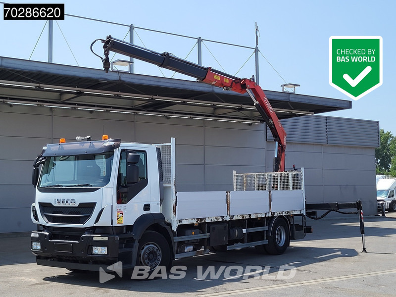 Iveco Stralis 310 4X2 Fassi F135 A.0.22 E Kran Crane Automatic Euro 5 - Vrachtwagen met open laadbak, Kraanwagen: afbeelding 1 Iveco Stralis 310 4X2 Fassi F135 A.0.22 E Kran Crane Automatic Euro 5 - Vrachtwagen met open laadbak, Kraanwagen: afbeelding 1