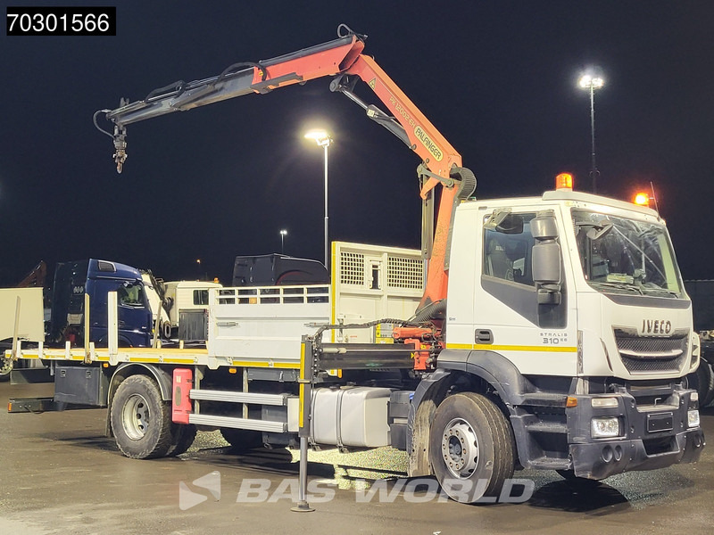 Iveco Stralis 310 4X2 Palfinger PK 12002 EH Kran Crane Steelsuspension Automatic Euro 6 - Vrachtwagen met open laadbak, Kraanwagen: afbeelding 3 Iveco Stralis 310 4X2 Palfinger PK 12002 EH Kran Crane Steelsuspension Automatic Euro 6 - Vrachtwagen met open laadbak, Kraanwagen: afbeelding 3