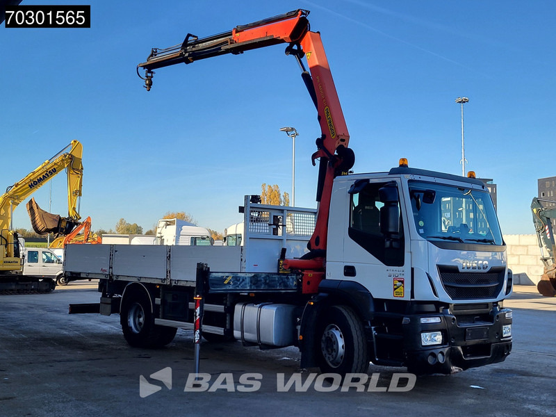 Iveco Stralis 310 4X2 Palfinger PK14002 EH Kran Crane Steel suspension Euro 6 - Vrachtwagen met open laadbak, Kraanwagen: afbeelding 3 Iveco Stralis 310 4X2 Palfinger PK14002 EH Kran Crane Steel suspension Euro 6 - Vrachtwagen met open laadbak, Kraanwagen: afbeelding 3