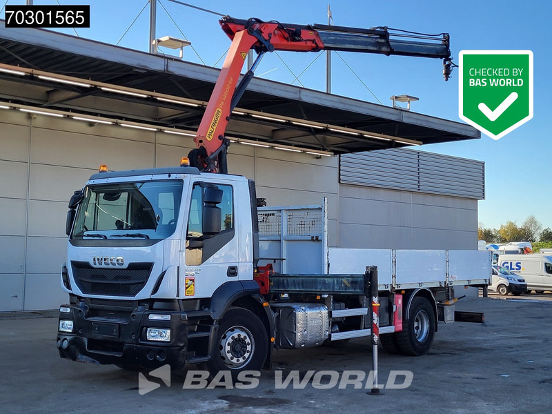 Iveco Stralis 310 4X2 Palfinger PK14002 EH Kran Crane Steel suspension Euro 6 - Vrachtwagen met open laadbak, Kraanwagen: afbeelding 1 Iveco Stralis 310 4X2 Palfinger PK14002 EH Kran Crane Steel suspension Euro 6 - Vrachtwagen met open laadbak, Kraanwagen: afbeelding 1