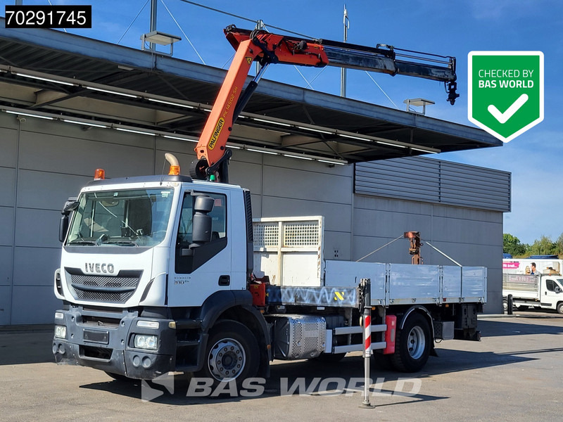 Iveco Stralis 310 4X2 Palfinger PK14502-SH Kran Crane Rotator Steel suspension Euro 6 - Vrachtwagen met open laadbak, Kraanwagen: afbeelding 1 Iveco Stralis 310 4X2 Palfinger PK14502-SH Kran Crane Rotator Steel suspension Euro 6 - Vrachtwagen met open laadbak, Kraanwagen: afbeelding 1
