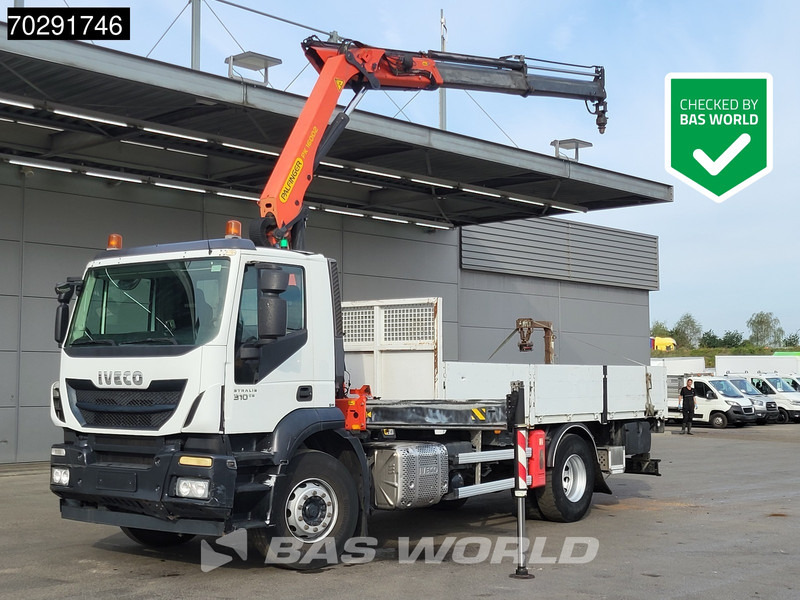 Iveco Stralis 310 4X2 Palfinger PK16002 Crane 5th+6th function Rotator Steelsuspension - Vrachtwagen met open laadbak, Kraanwagen: afbeelding 1 Iveco Stralis 310 4X2 Palfinger PK16002 Crane 5th+6th function Rotator Steelsuspension - Vrachtwagen met open laadbak, Kraanwagen: afbeelding 1