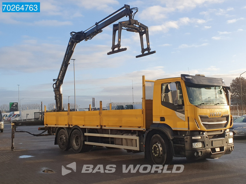 Iveco Stralis 310 6X2 RHD! Atlas 135.2VE-A11 Crane Lift-Lenkachse ACC Euro 6 - Vrachtwagen met open laadbak, Kraanwagen: afbeelding 3 Iveco Stralis 310 6X2 RHD! Atlas 135.2VE-A11 Crane Lift-Lenkachse ACC Euro 6 - Vrachtwagen met open laadbak, Kraanwagen: afbeelding 3
