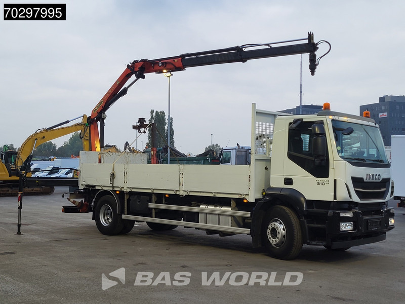 Iveco Stralis 310 Stralis 4X2 Palfinger PK12002 Crane Kran rotator Steelsuspension Automatic Euro 6 - Vrachtwagen met open laadbak, Kraanwagen: afbeelding 3 Iveco Stralis 310 Stralis 4X2 Palfinger PK12002 Crane Kran rotator Steelsuspension Automatic Euro 6 - Vrachtwagen met open laadbak, Kraanwagen: afbeelding 3