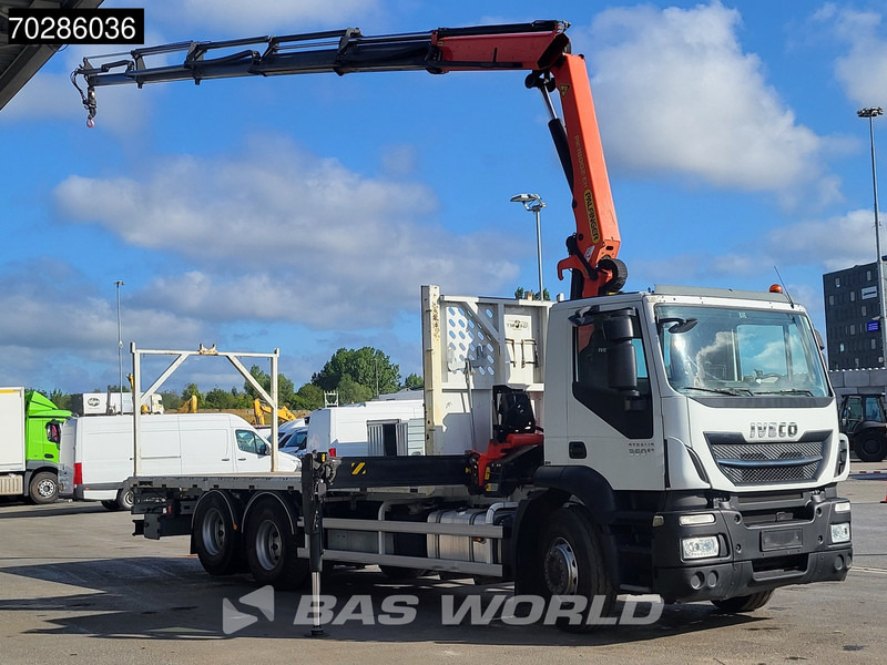 Iveco Stralis 360 6X2 Palfinger PK18002EH Crane Kran Lift Axle Euro 6 - Vrachtwagen met open laadbak, Kraanwagen: afbeelding 3 Iveco Stralis 360 6X2 Palfinger PK18002EH Crane Kran Lift Axle Euro 6 - Vrachtwagen met open laadbak, Kraanwagen: afbeelding 3