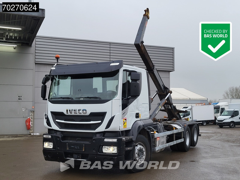 Iveco Stralis 460 6X2 20tons Marrel hooklift Lift Axle ACC Euro 6 - Haakarmsysteem vrachtwagen: afbeelding 1 Iveco Stralis 460 6X2 20tons Marrel hooklift Lift Axle ACC Euro 6 - Haakarmsysteem vrachtwagen: afbeelding 1