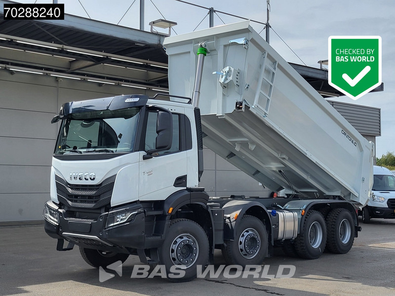Iveco T-WAY 450 8X4 New! 20m3 Cantoni Tipper Steelsuspension Big-Axle Automatic Euro 6 - Kipper vrachtwagen: afbeelding 1 Iveco T-WAY 450 8X4 New! 20m3 Cantoni Tipper Steelsuspension Big-Axle Automatic Euro 6 - Kipper vrachtwagen: afbeelding 1