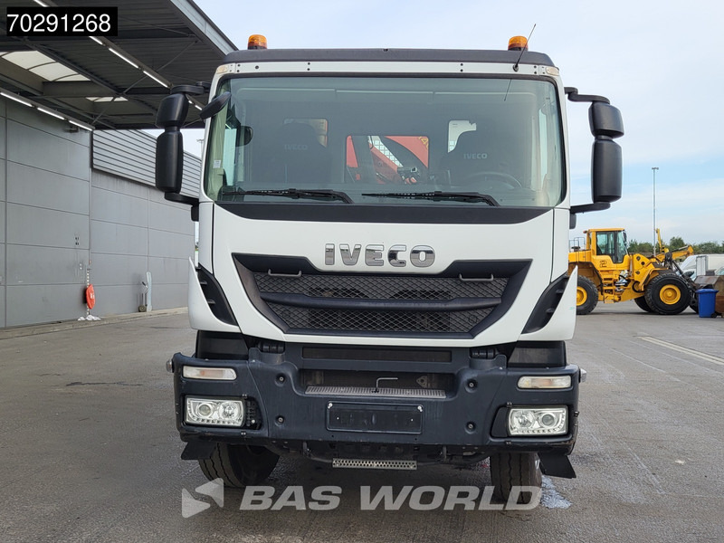 Vrachtwagen met open laadbak, Kraanwagen Iveco Trakker 310 4X2 Palfinger PK14002 EH Crane Kran Rotator Steelsuspension Big-Axle Manual Euro 6: afbeelding 14