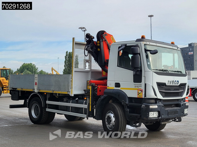 Vrachtwagen met open laadbak, Kraanwagen Iveco Trakker 310 4X2 Palfinger PK14002 EH Crane Kran Rotator Steelsuspension Big-Axle Manual Euro 6: afbeelding 15