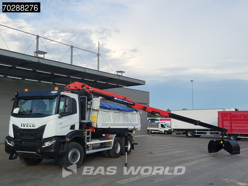 Iveco X-Way 480 6X4 New! KH-Tipper HMF 2243Z-RCS Crane Retarder Big-Axle Euro 6 - Kipper vrachtwagen, Kraanwagen: afbeelding 5 Iveco X-Way 480 6X4 New! KH-Tipper HMF 2243Z-RCS Crane Retarder Big-Axle Euro 6 - Kipper vrachtwagen, Kraanwagen: afbeelding 5