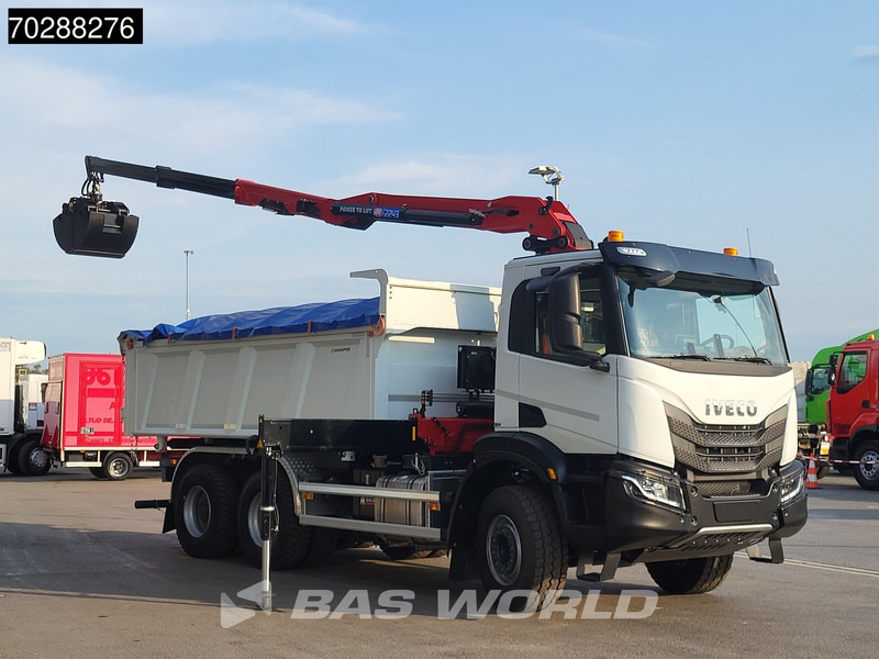 Iveco X-Way 480 6X4 New! KH-Tipper HMF 2243Z-RCS Crane Retarder Big-Axle Euro 6 - Kipper vrachtwagen, Kraanwagen: afbeelding 3 Iveco X-Way 480 6X4 New! KH-Tipper HMF 2243Z-RCS Crane Retarder Big-Axle Euro 6 - Kipper vrachtwagen, Kraanwagen: afbeelding 3