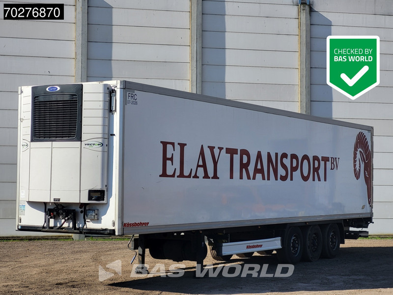 Kässbohrer Carrier Vector 1550 Tailgate TÜV 06/25 Liftachse LBW BPW - Koelwagen oplegger: afbeelding 1 Kässbohrer Carrier Vector 1550 Tailgate TÜV 06/25 Liftachse LBW BPW - Koelwagen oplegger: afbeelding 1