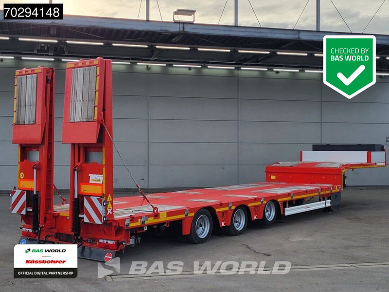 Kässbohrer LB3E 3 axles Steering+Lift Axle Extendable Ramps - Dieplader oplegger: afbeelding 1 Kässbohrer LB3E 3 axles Steering+Lift Axle Extendable Ramps - Dieplader oplegger: afbeelding 1