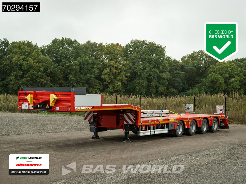 Kässbohrer LB4E 4 axles Extendable - 615cm 1x Lift + 2xSteering Axle - Dieplader oplegger: afbeelding 1 Kässbohrer LB4E 4 axles Extendable - 615cm 1x Lift + 2xSteering Axle - Dieplader oplegger: afbeelding 1