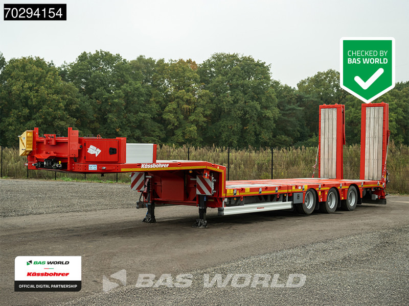 Kässbohrer NEW! Hydraulic Bed 450cm Extendable Lift+Steering Axle - Dieplader oplegger: afbeelding 1 Kässbohrer NEW! Hydraulic Bed 450cm Extendable Lift+Steering Axle - Dieplader oplegger: afbeelding 1