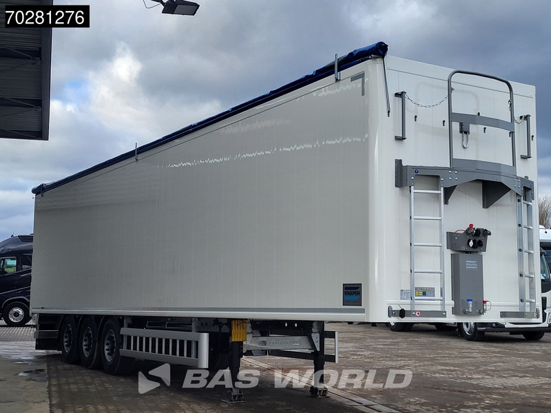 Nieuw Schuifvloer oplegger Knapen K100 10MM 92m3 3 axles NEW 92M3 10mm Liftachse: afbeelding 7