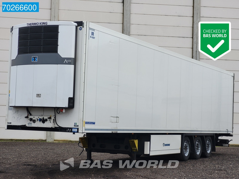 Koelwagen oplegger Krone Thermo King A400 Doppelstock Blumenbreit Liftachse Palettenkasten: afbeelding 1