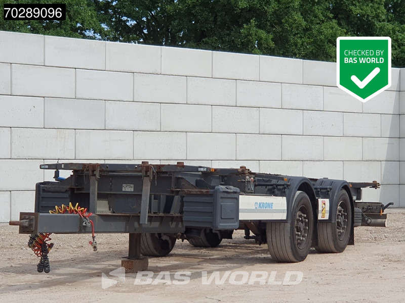 Krone ZZ 2 axles BDF 20ft - Containertransporter/ Wissellaadbak aanhangwagen: afbeelding 1 Krone ZZ 2 axles BDF 20ft - Containertransporter/ Wissellaadbak aanhangwagen: afbeelding 1