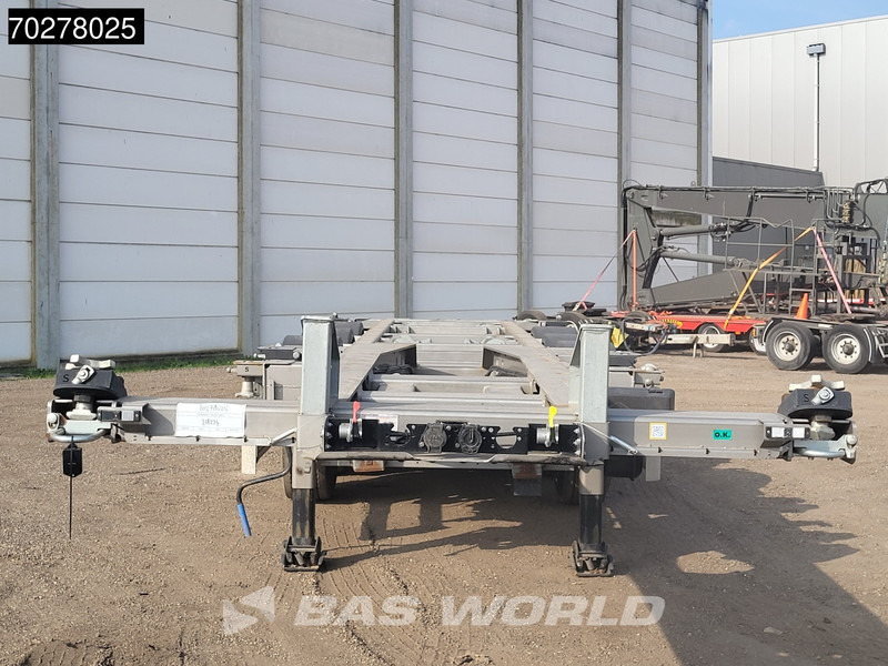 Containertransporter/ Wissellaadbak oplegger Lecitrailer SR3EC 3 axles UNUSED Liftachse Multi'45: afbeelding 6