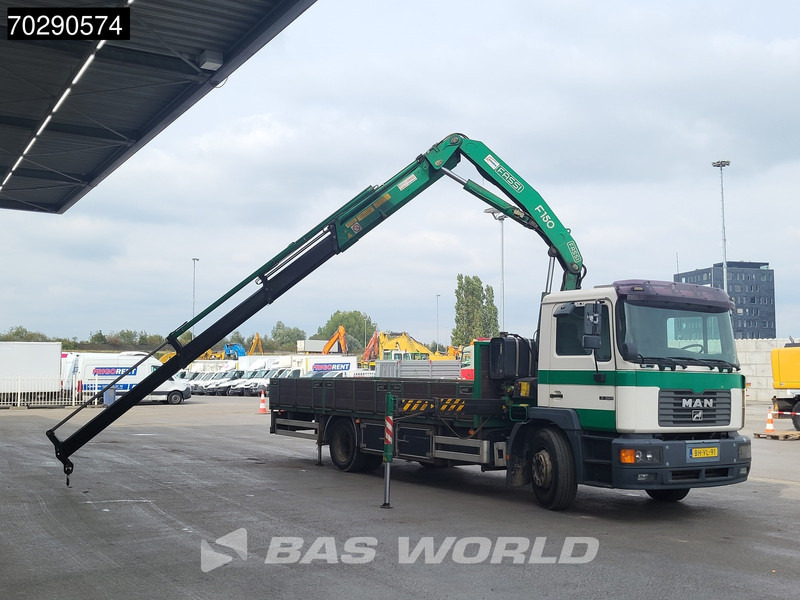MAN 18.224 18 M 4X2 NL-Truck APK Fassi F150A.24 Kran Crane Manual Euro 2 - Vrachtwagen met open laadbak, Kraanwagen: afbeelding 5 MAN 18.224 18 M 4X2 NL-Truck APK Fassi F150A.24 Kran Crane Manual Euro 2 - Vrachtwagen met open laadbak, Kraanwagen: afbeelding 5