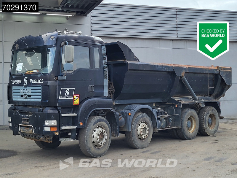 MAN TGA 35.480 8X4 BROKEN ENGINE! 16m3 tipper Steel suspension Manual Retarder Euro 2 - Kipper vrachtwagen: afbeelding 2 MAN TGA 35.480 8X4 BROKEN ENGINE! 16m3 tipper Steel suspension Manual Retarder Euro 2 - Kipper vrachtwagen: afbeelding 2