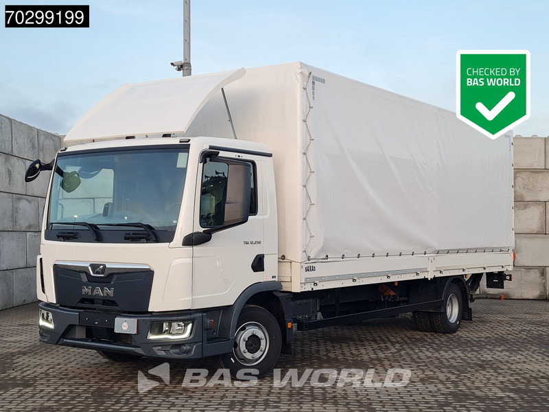 MAN TGL 12.250 4X2 12tonner 1500kg Ladebordwand Automatic Cruise Control Euro 6 - Schuifzeilen vrachtwagen: afbeelding 1 MAN TGL 12.250 4X2 12tonner 1500kg Ladebordwand Automatic Cruise Control Euro 6 - Schuifzeilen vrachtwagen: afbeelding 1