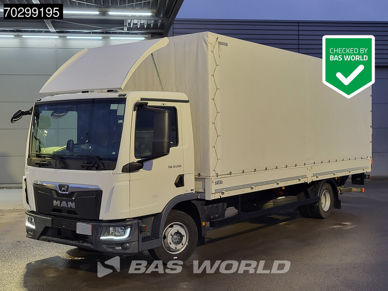 MAN TGL 12.250 4X2 Low Mileage! 12tonner 1500kg Ladebordwand Automatic Euro 6 - Schuifzeilen vrachtwagen: afbeelding 1 MAN TGL 12.250 4X2 Low Mileage! 12tonner 1500kg Ladebordwand Automatic Euro 6 - Schuifzeilen vrachtwagen: afbeelding 1