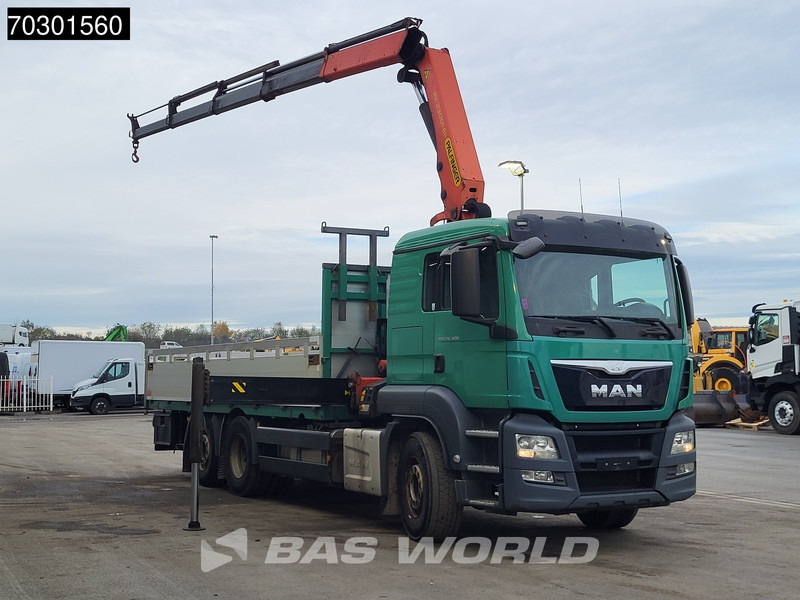 MAN TGS 26.400 6X2 Palfinger PK23001 EH Crane Kran Remote Retarder Euro 6 - Vrachtwagen met open laadbak, Kraanwagen: afbeelding 3 MAN TGS 26.400 6X2 Palfinger PK23001 EH Crane Kran Remote Retarder Euro 6 - Vrachtwagen met open laadbak, Kraanwagen: afbeelding 3