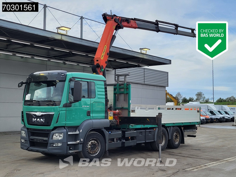 MAN TGS 26.400 6X2 Palfinger PK23001 EH Crane Kran Remote Retarder Euro 6 - Vrachtwagen met open laadbak, Kraanwagen: afbeelding 1 MAN TGS 26.400 6X2 Palfinger PK23001 EH Crane Kran Remote Retarder Euro 6 - Vrachtwagen met open laadbak, Kraanwagen: afbeelding 1
