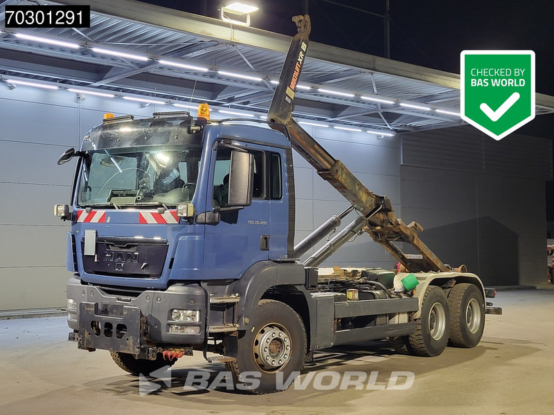 MAN TGS 26.400 6X4 Hiab XR21S56 Containersystem Automatic Euro 5 - Haakarmsysteem vrachtwagen: afbeelding 1 MAN TGS 26.400 6X4 Hiab XR21S56 Containersystem Automatic Euro 5 - Haakarmsysteem vrachtwagen: afbeelding 1