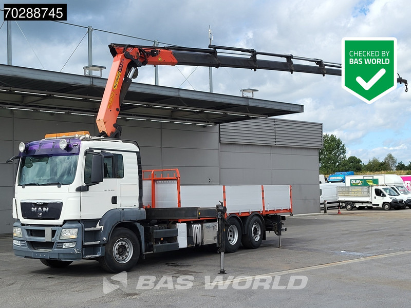 MAN TGS 26.400 TGS 6X2 Palfinger PK29002 Crane Kran 2.5Tons Winch Lift+steering Euro 4 - Vrachtwagen met open laadbak, Kraanwagen: afbeelding 1 MAN TGS 26.400 TGS 6X2 Palfinger PK29002 Crane Kran 2.5Tons Winch Lift+steering Euro 4 - Vrachtwagen met open laadbak, Kraanwagen: afbeelding 1