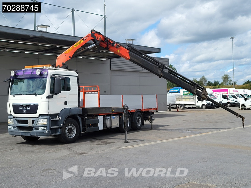 MAN TGS 26.400 TGS 6X2 Palfinger PK29002 Crane Kran 2.5Tons Winch Lift+steering Euro 4 - Vrachtwagen met open laadbak, Kraanwagen: afbeelding 3 MAN TGS 26.400 TGS 6X2 Palfinger PK29002 Crane Kran 2.5Tons Winch Lift+steering Euro 4 - Vrachtwagen met open laadbak, Kraanwagen: afbeelding 3