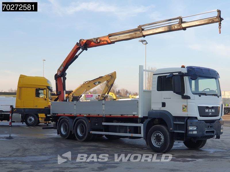 MAN TGS 26.440 6X4 Palfinger PK18002 EH Kran Crane Manual Remote Euro 5 - Vrachtwagen met open laadbak, Kraanwagen: afbeelding 5 MAN TGS 26.440 6X4 Palfinger PK18002 EH Kran Crane Manual Remote Euro 5 - Vrachtwagen met open laadbak, Kraanwagen: afbeelding 5