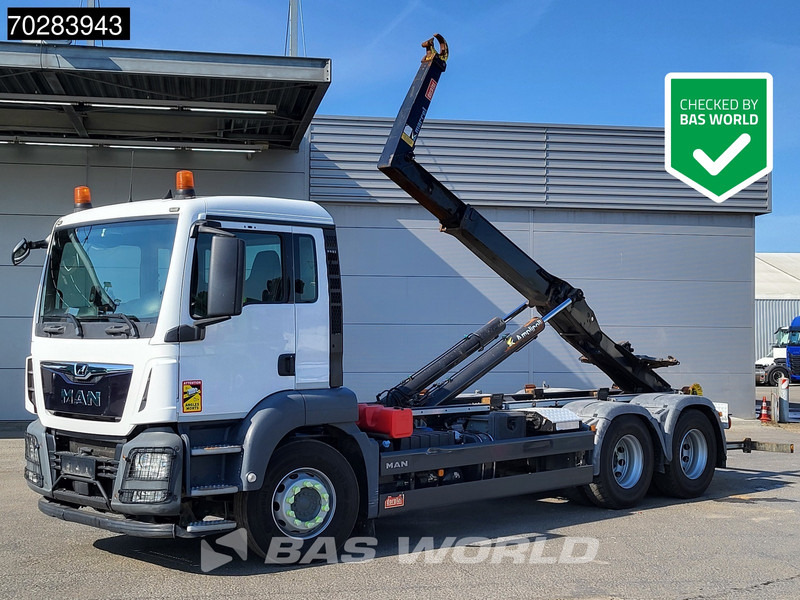 MAN TGS 28.460 6X2 20 Tonnes Marrel containersystem Automatic Liftachse Euro 6 - Haakarmsysteem vrachtwagen: afbeelding 1 MAN TGS 28.460 6X2 20 Tonnes Marrel containersystem Automatic Liftachse Euro 6 - Haakarmsysteem vrachtwagen: afbeelding 1