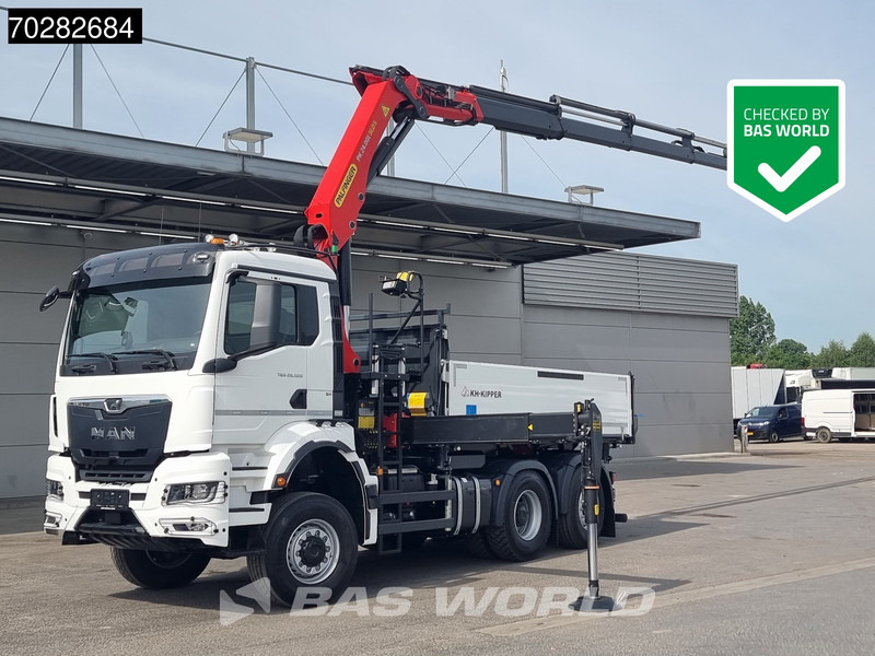 MAN TGS 28.520 6X4 Palfinger PK24001 SLD 5 Kran 2-way tipper Retarder Big-Axle Liftachse Euro 6 - Kipper vrachtwagen, Kraanwagen: afbeelding 1 MAN TGS 28.520 6X4 Palfinger PK24001 SLD 5 Kran 2-way tipper Retarder Big-Axle Liftachse Euro 6 - Kipper vrachtwagen, Kraanwagen: afbeelding 1