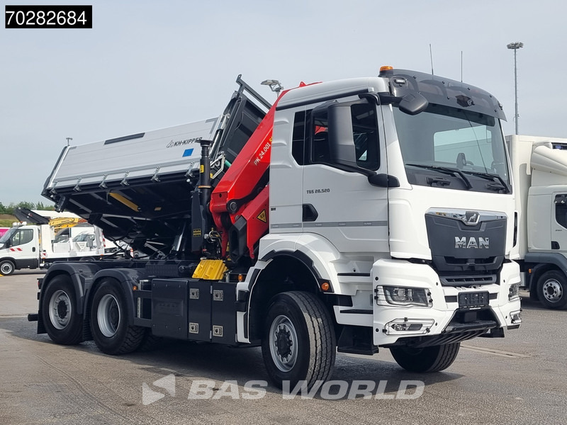 MAN TGS 28.520 6X4 Palfinger PK24001 SLD 5 Kran 2-way tipper Retarder Big-Axle Liftachse Euro 6 - Kipper vrachtwagen, Kraanwagen: afbeelding 3 MAN TGS 28.520 6X4 Palfinger PK24001 SLD 5 Kran 2-way tipper Retarder Big-Axle Liftachse Euro 6 - Kipper vrachtwagen, Kraanwagen: afbeelding 3